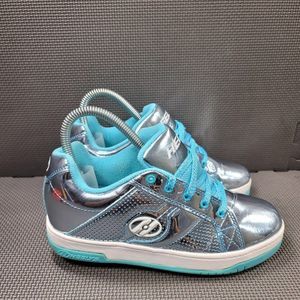 Women's Sz 6 Metallic Heelys Split Chrome Rollerbl